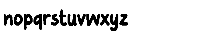 Orange Cupcakes Font LOWERCASE