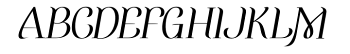 Orangerie Bold Italic Font UPPERCASE