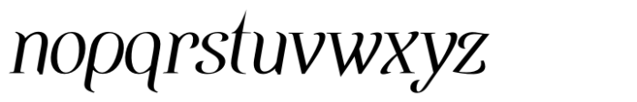 Orangerie Bold Italic Font LOWERCASE