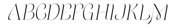 Orangerie Italic Font UPPERCASE