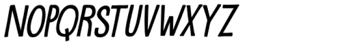 Oranjerie Bold Italic Font LOWERCASE