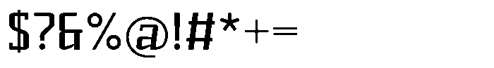 Orant Regular Font OTHER CHARS
