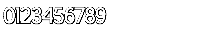 Oravel Shadow Font OTHER CHARS