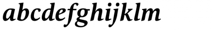 Orbi Bold Italic Font LOWERCASE