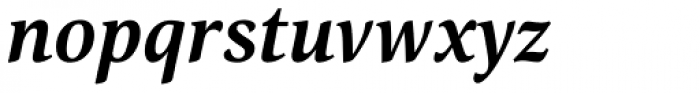 Orbi Bold Italic Font LOWERCASE
