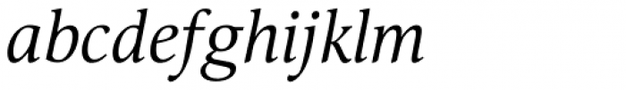 Orbi Italic Font LOWERCASE