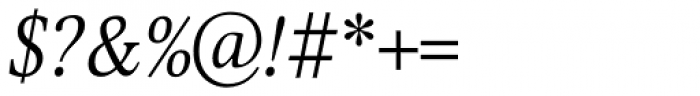 Orbi Narrow Italic Font OTHER CHARS