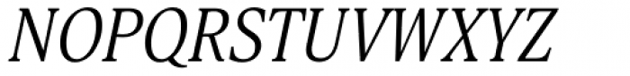Orbi Narrow Italic Font UPPERCASE
