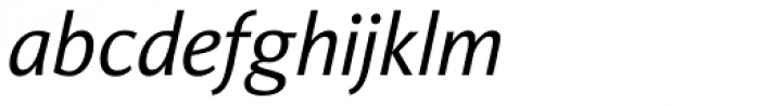 Orbi Sans Italic Font LOWERCASE