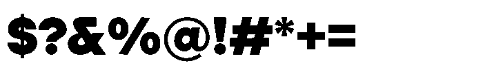 Orbic Black Font OTHER CHARS