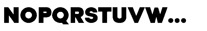 Orbic Black Font UPPERCASE