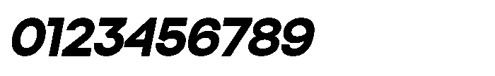 Orbic Bold Italic Font OTHER CHARS