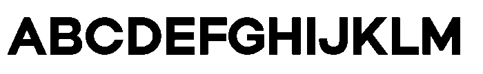 Orbic Bold Font UPPERCASE