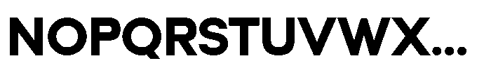 Orbic Bold Font UPPERCASE
