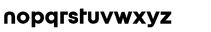 Orbic Bold Font LOWERCASE