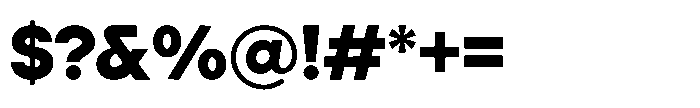 Orbic Extra Bold Font OTHER CHARS