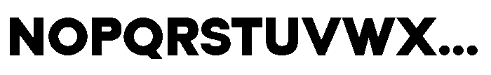 Orbic Extra Bold Font UPPERCASE