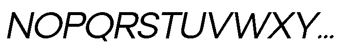Orbic Italic Font UPPERCASE
