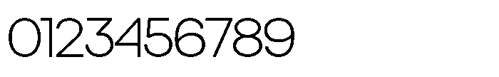 Orbic Light Font OTHER CHARS