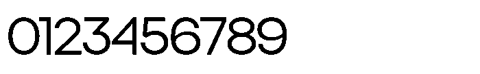 Orbic Regular Font OTHER CHARS