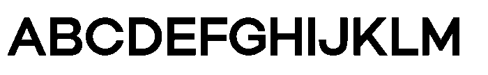 Orbic Semi Bold Font UPPERCASE