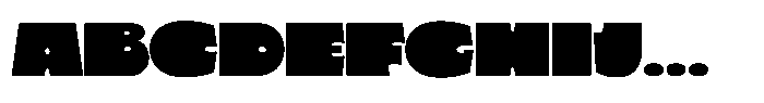 Orbold Font UPPERCASE