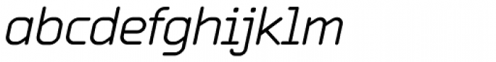 Orca Pro Italic Font LOWERCASE