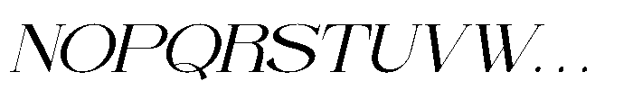 Orcars Italic Font UPPERCASE