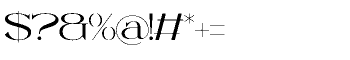 Orcars Regular Font OTHER CHARS