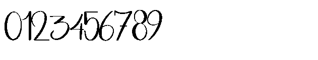 Orchidia Font OTHER CHARS