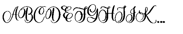 Orchidia Font UPPERCASE