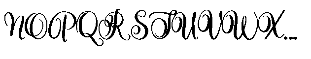 Orchidia Font UPPERCASE