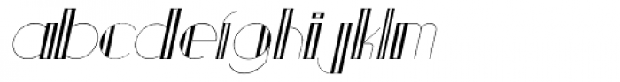 Orchis Italic Font LOWERCASE