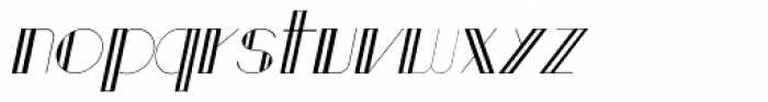 Orchis Italic Font LOWERCASE