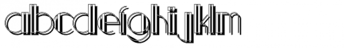 Orchis Shadow Font LOWERCASE