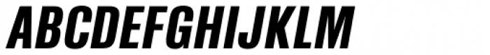 Ordax Bold Italic Font UPPERCASE