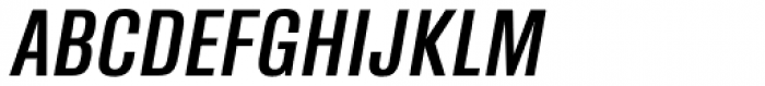 Ordax Medium Italic Font UPPERCASE