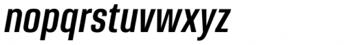 Ordax Medium Italic Font LOWERCASE