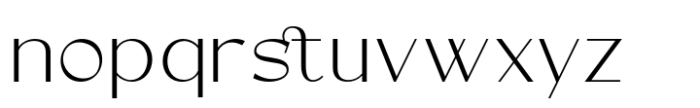 Ordella Regular Font LOWERCASE