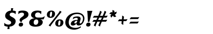 Ordem Black Italic Font OTHER CHARS