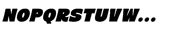 Order Snack Italic Font UPPERCASE