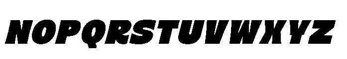 Order Snack Italic Font LOWERCASE