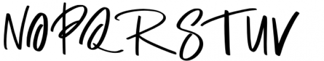 Ordillon Handwriting Regular Font UPPERCASE