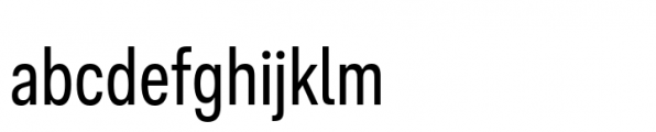 Ordina Compressed Font LOWERCASE