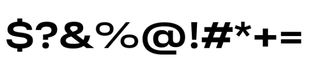 Ordina Expanded Bold Font OTHER CHARS