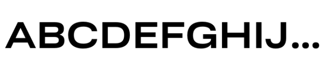 Ordina Expanded Bold Font UPPERCASE