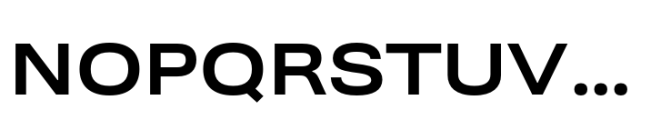 Ordina Expanded Bold Font UPPERCASE