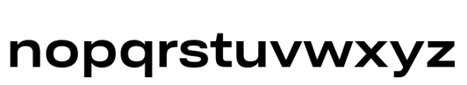 Ordina Expanded Bold Font LOWERCASE