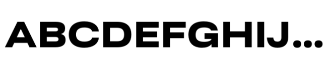 Ordina Expanded Heavy Font UPPERCASE