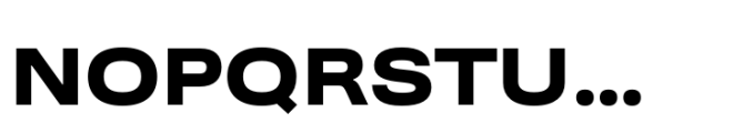 Ordina Expanded Heavy Font UPPERCASE